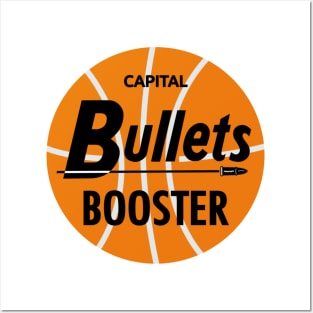 Defunct Capital Bullets Booster 1974 Posters and Art